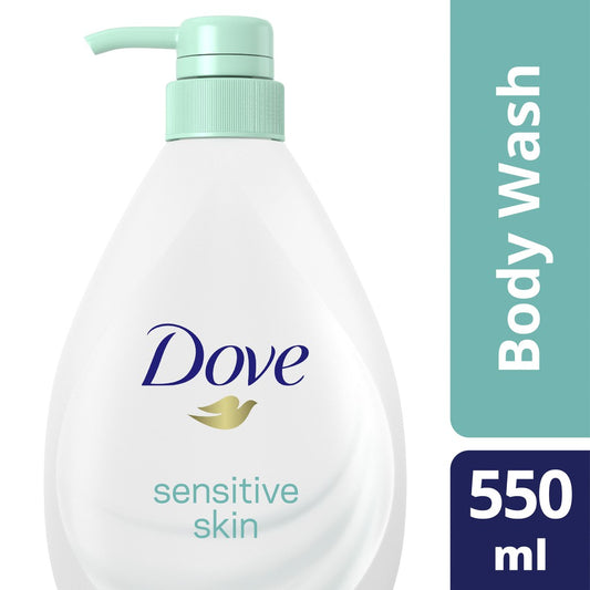 Dove Sensitive Skin Nourishing Body Wash - 550ml-6 pack