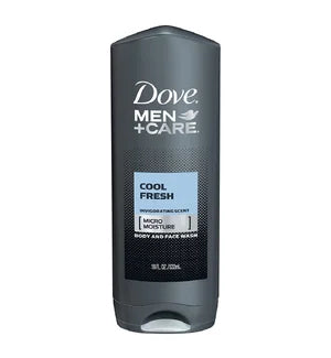 Dove Men+Care Cool Fresh Body Wash - Invigorating Hydration for Men 6 pack