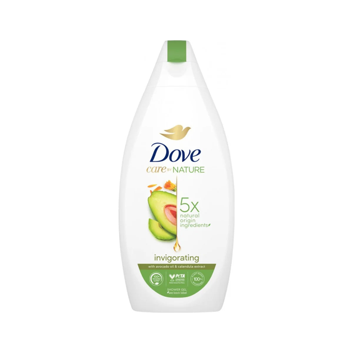 12 pack DOVE BODY WASH  INVIGORATING W/AVOCADO