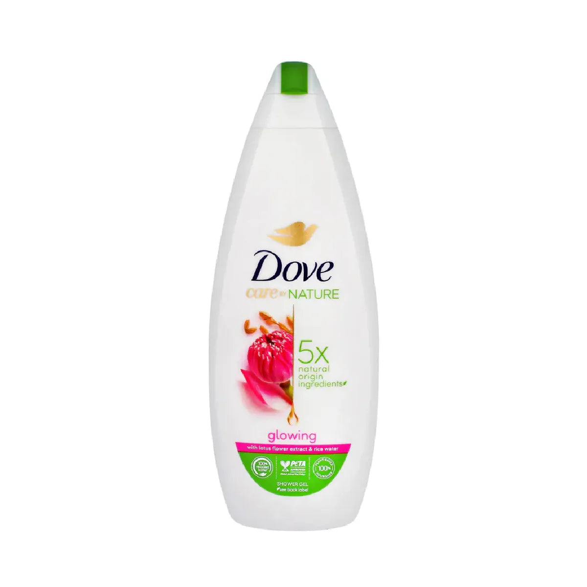 DOVE BODY WASH  GLOWING W/FLOWER+RICE